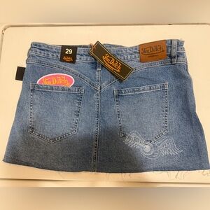 Von Dutch Blue Denim Shorts